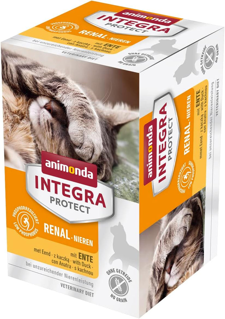 Animonda INTEGRA PROTECT Hrană umedă pentru pisici Sensitive Pure Pork (16 X 100G), recomandată de veterinari pentru alergii alimentare, hrană dietetică dezvoltată de veterinari pentru pisici adulte