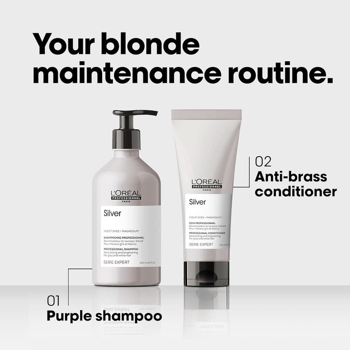 L’Oréal Professionnel Serie Expert Silver, Shampoo, 500 ml Duș și baie Naty Shop