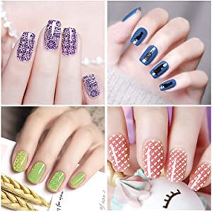 Biutee ștampilă unghii 30 piese, set de ștampile unghii, șablon unghii, ștampilare unghii animale flori imagini, placă unghii ștampilă cu 2 ștampile 2 răzuitoare, accesorii design unghii ștampilă unghii franțuzești