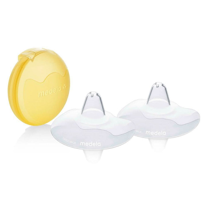Medela Contact Brusthütchen – Bpa-Frei – Aus Ultradünnem, Weichem Silikon – Inklusive 2 Brusthütchen Und Etui – 20 Mm, Medium Accesorii Hrana si Alaptare Bebe Naty Shop L