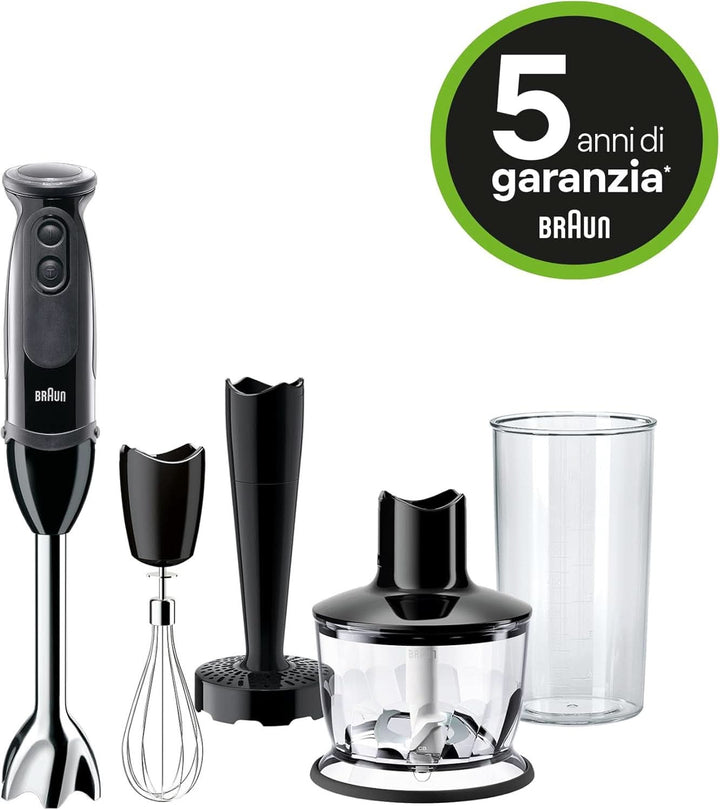 Braun Household Multiquick 5 MQ 5237 BK Standmixer 0,5 L Stabmixer Schwarz 1000 W Bucatarie Naty Shop