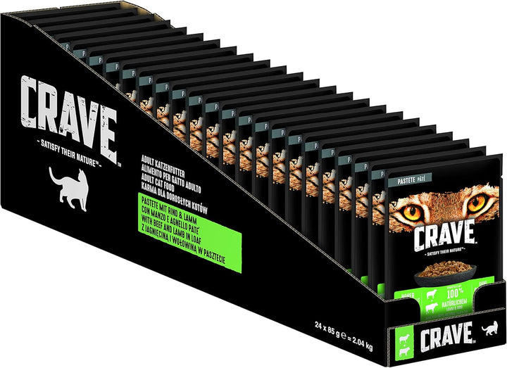 CRAVE pisică porție săculeț sos cu pui 28 X 85G