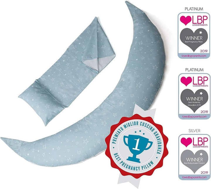 Nuvita 7100 Dreamwizard, Perna de alăptare, multifuncțională 12 în 1 cu suport lombar reglabil Accesorii Hrana si Alaptare Bebe Naty Shop