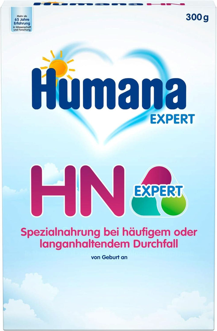 Humana HN Expert, de la nastere, hrana speciala pentru diaree frecventa sau de lunga durata, sustine normalizarea modelului scaunului, cu banana, 300 g Naty Shop 300 grame