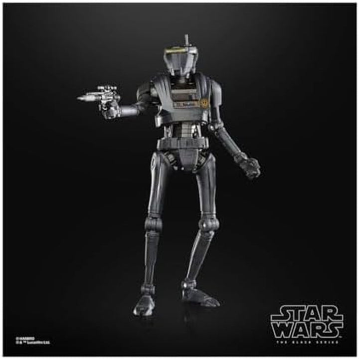 Star Wars Seria Neagră Noua Republică Security Droid, 15 Cm Figura mare Mandalorian, pentru copii 4+ Action figures Naty Shop