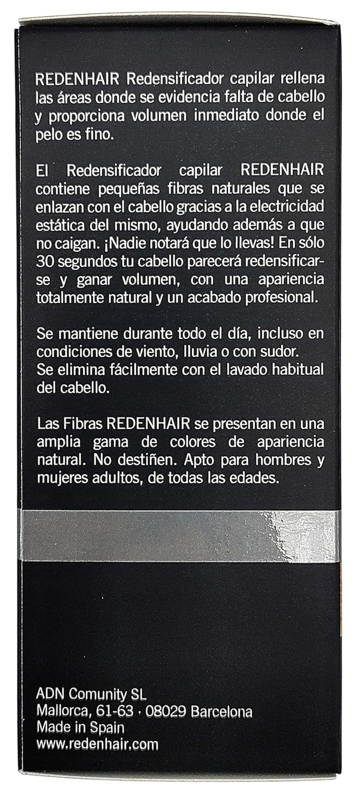 Redenhair Hair Restorer - Microfibre de păr cu keratină - rezistente la ploaie, vânt și transpirație - soluție pentru alopecie Ingrijire par Naty Shop