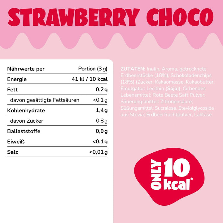 Ahead Flavour Powder, Căpșuni Ciocolată 250 grame, 83 porții Arome Naty Shop