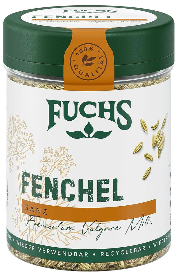 Fuchs - Fenicul întreg - aromă dulce și picantă pentru salate de fructe - 45 g Condimente Naty Shop