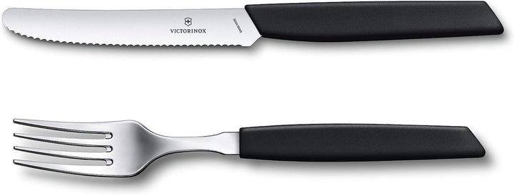 VICTORINOX Set de tacâmuri moderne elvețiene pentru 6 persoane, 12 piese Bucatarie Naty Shop Negru