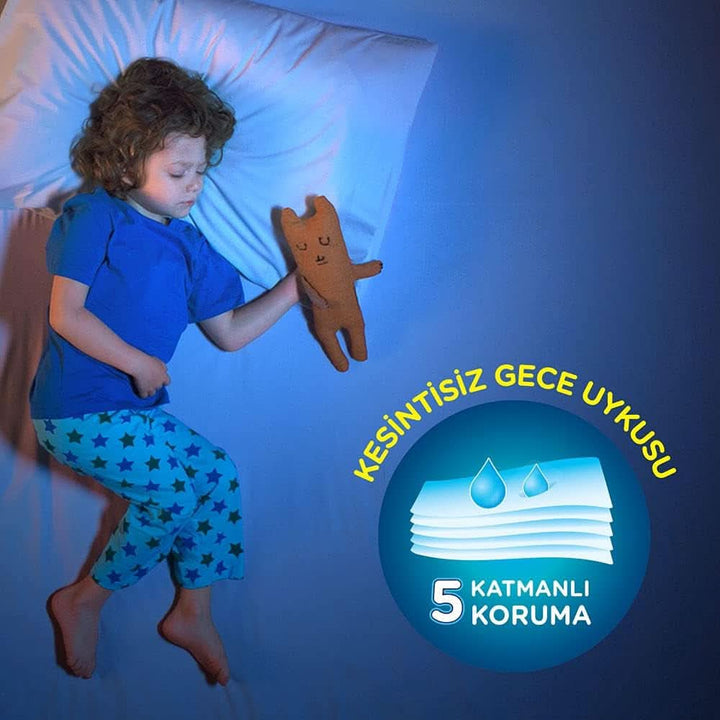 Huggies Drynites Pantaloni de pijama foarte absorbanți Chiloți pentru băieți 8-15 ani, pachet de 9 Mama si Copilul Naty Shop