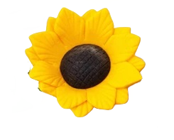 Decoratiune comestibila din zahar, Floarea Soarelui Nati Shop