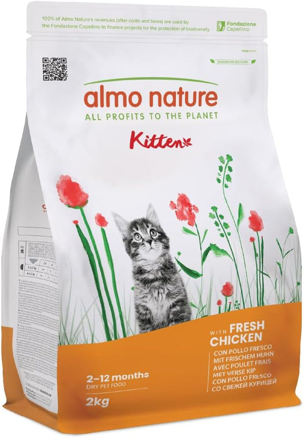 Almo Nature Holistic Kitten With Chicken And Rice- hrană uscată pentru pisoi, toate rasele 2kg