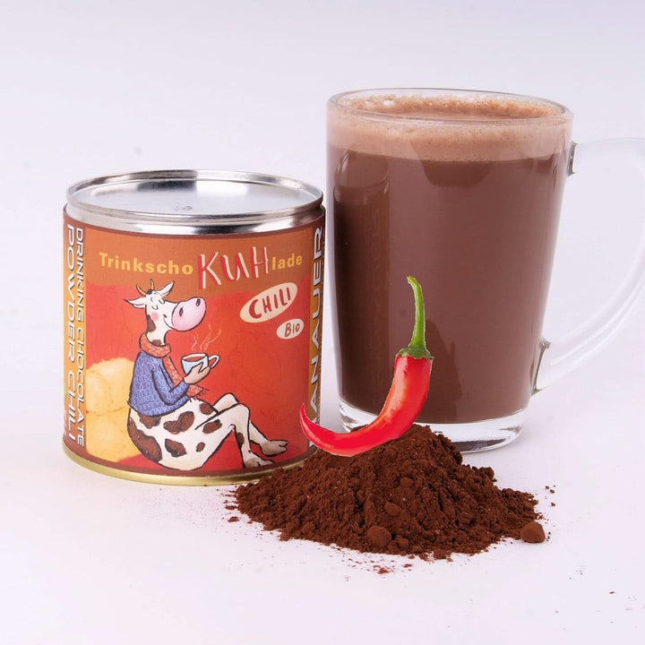 Ciocolată de băut, bio - cutie 250 grame Cacao si Ciocolata Calda Naty Shop Chili
