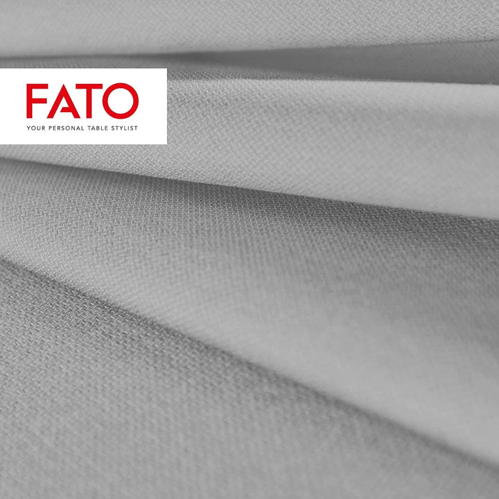 Fato - Șervețele din hârtie uscată, airlaid, efect textil, pachet de 50 de șervețele, format 40X40 pliate în 4, decor Shade Silver