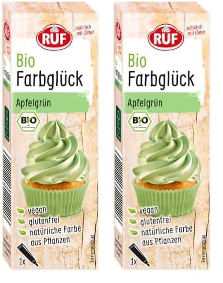 Colorant alimentar organic RUF roz vată de zahăr, cu sirop de agave pentru colorarea glazurii și pentru prăjituri decorative, fără gluten și vegan, 1 x 25g