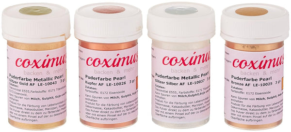 Vopsea pulbere bronz cupru argint auriu 4 x 3G