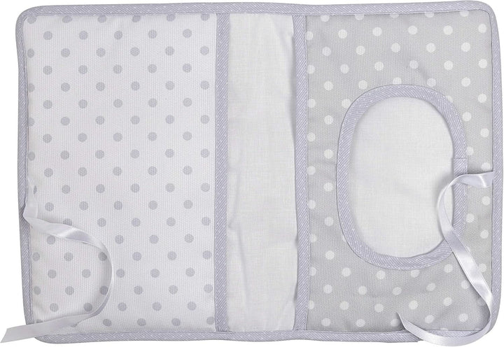 Geanta scutece si servetele, organizator scutece si servetele, 100% Made in Italy, culoare gri Servetele Umede Bebelusi Naty Shop