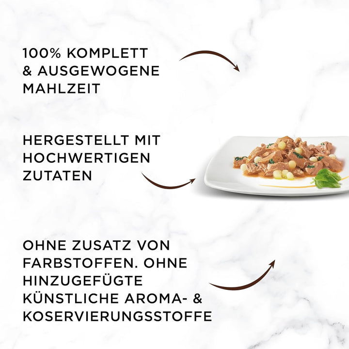 Hrană umedă pentru pisici Gourmet a La Carte, amestec variat, pachet de 60 (60 X 85G)