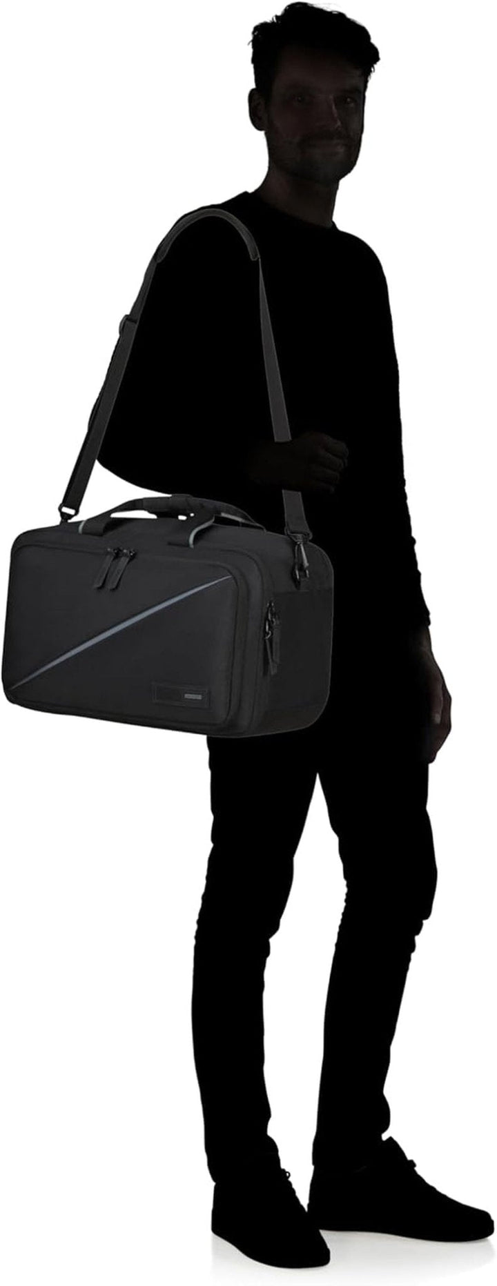 American Tourister Take2Cabin - Geantă de voiaj Ryanair 3-Way, 40 cm, 25 L, negru (negru) Bagaje și echipament de călătorie Naty Shop