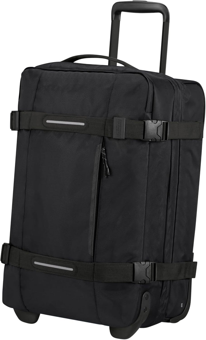 American Tourister Urban Track - Geantă de voiaj cu 2 roți, 55cm, 55L, negru (Asphalt Black) Bagaje și echipament de călătorie Naty Shop