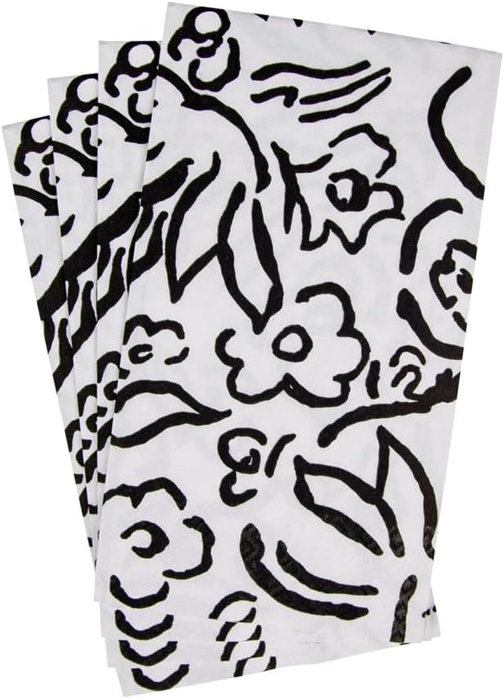Șervețele de hârtie Matisse pentru prosoape de oaspeți, negre, 15 bucăți per pachet