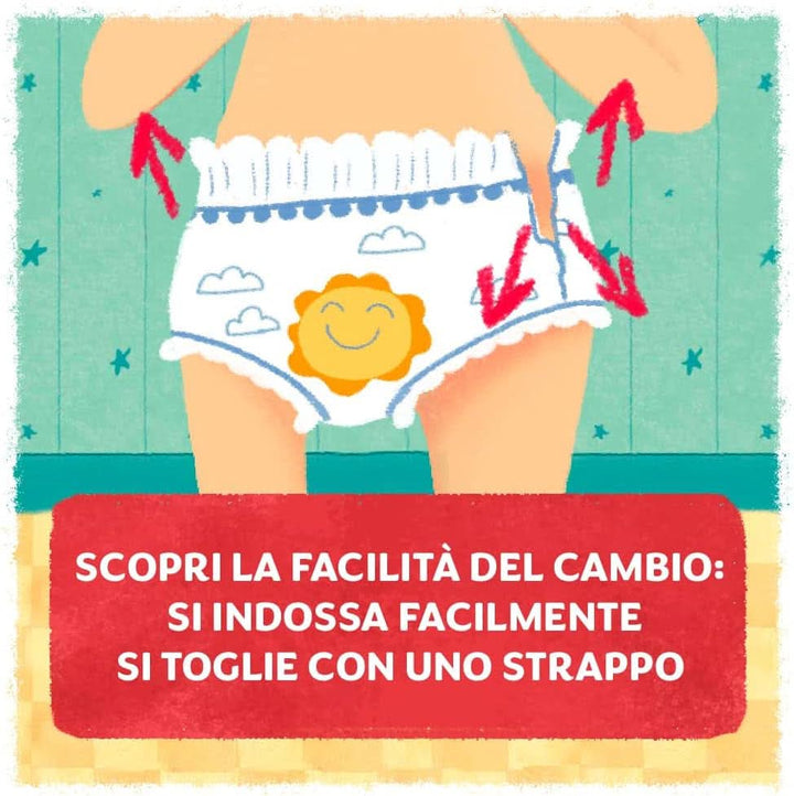 Pampers Sun And Moon Pampers Junior mărimea 5, 12-18 kg, 84 scutece Mama si Copilul Naty Shop