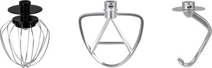 MPM - Planeten-Küchenmaschine Mit 2 Rührschüsseln 4 & 5 Liter - 1600W Küchenmaschine - Schwarz Mama si Copilul Naty Shop