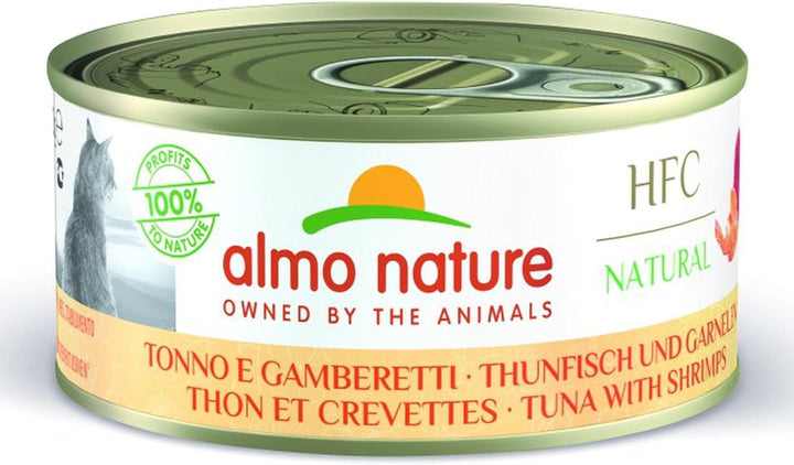 Almo Nature HFC Natural - Hrană umedă pentru pisici adulte - File de pui - de calitate umană, fără gluten și monoproteină - 280G, pachet de 12