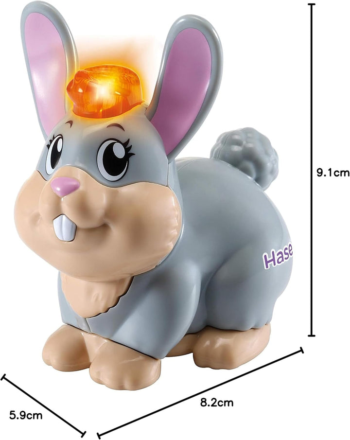Vtech Tip Tap Baby Animals - Rabbit - Jucărie interactivă cu lumină și muzică pentru jocuri de rol imaginative - Pentru copii cu vârsta între 1-5 ani Jucarii Bebe Naty Shop