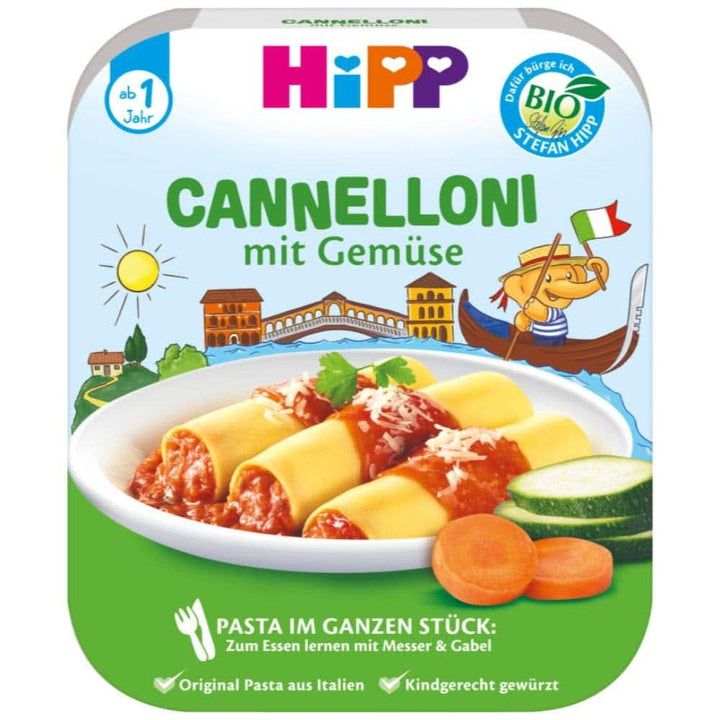 Hipp Cannelloni cu legume, pachet de 6 (6 X 250 grame) Mama si Copilul Naty Shop