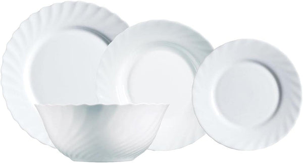 Serviciu de masă Dajar, alb Seturi vesela masa Naty Shop Default Title