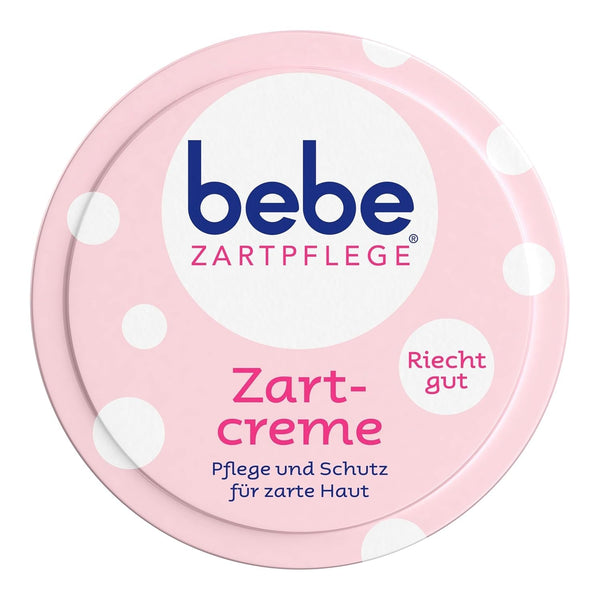 bebe Zartpflege Zartcreme (150 ml), cremă de îngrijire pentru pielea sensibilă a copiilor, cremă hidratantă plăcut parfumată și protectoare cu vitamina E Copii - Baie si Skincare Naty Shop Titlu implicit