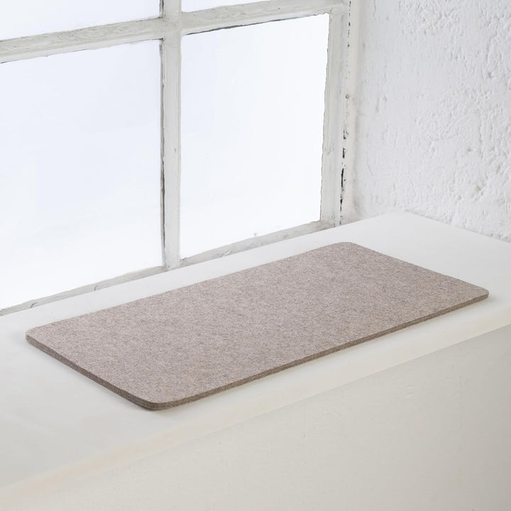 Covoraș pentru pervaz de fereastră Lucybalu® din lână fetru pentru pisici | Covoraș pentru pervaz de fereastră pentru pisici | Pernă pentru pisici | Șezlong pentru pisici | Pat pentru pisici pentru pervazuri | Șezlong ca pat pentru pisici | Gri deschis