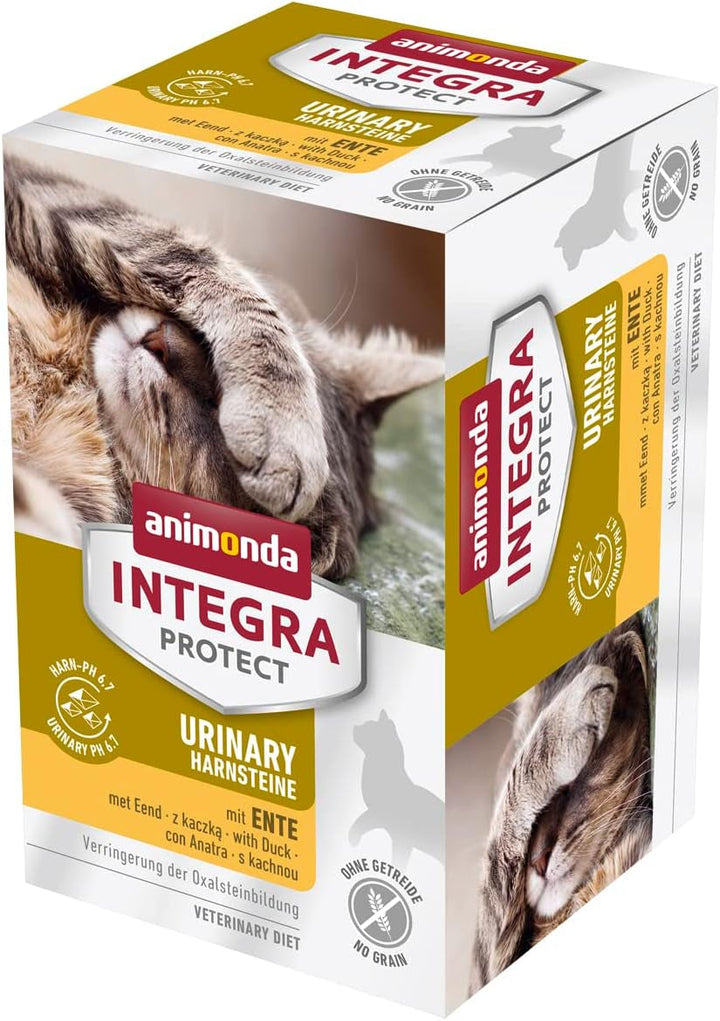Animonda INTEGRA PROTECT Hrană umedă pentru pisici Sensitive Pure Pork (16 X 100G), recomandată de veterinari pentru alergii alimentare, hrană dietetică dezvoltată de veterinari pentru pisici adulte