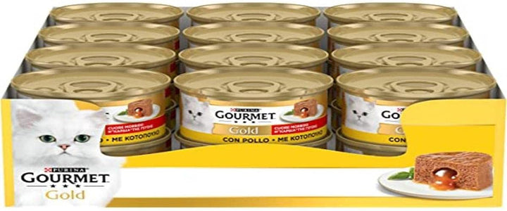 Purina Gold Heart Soft Moist Cat cu ton - 24 cutii la 85 G (24 X 85 G)