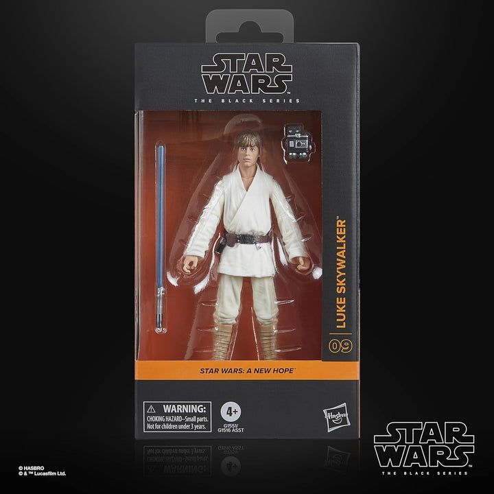 Star Wars Seria Neagră Luke Skywalker, Star Wars: O nouă speranță Figura de acțiune (15 cm) De colecționat Action figures Naty Shop