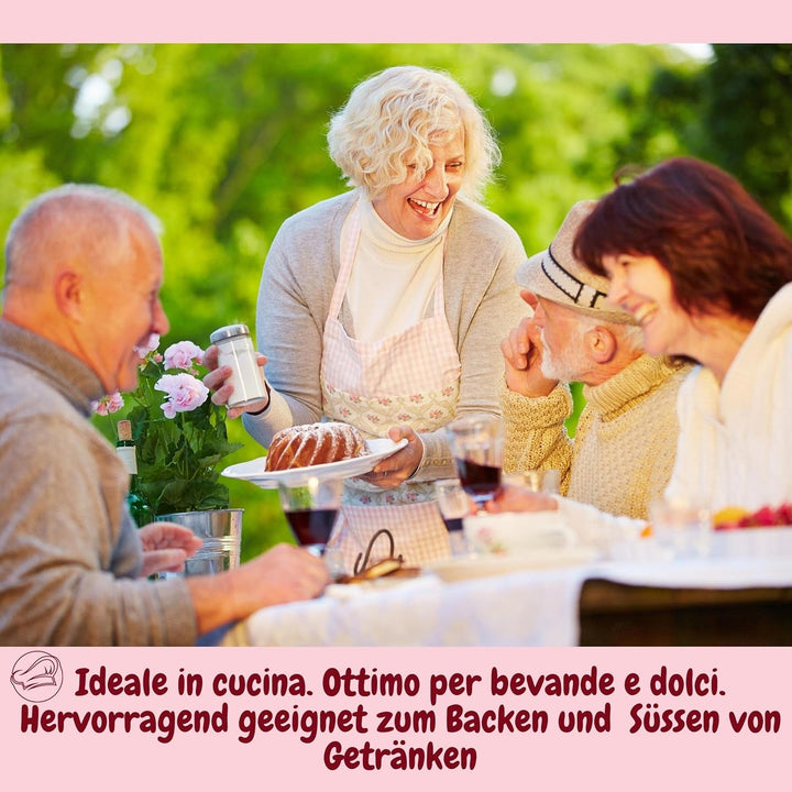 Stevia 1:1 (Erythrit - Stevia) - Natürlicher Zuckerersatzstoff, 1000 G Indulcitori Naty Shop