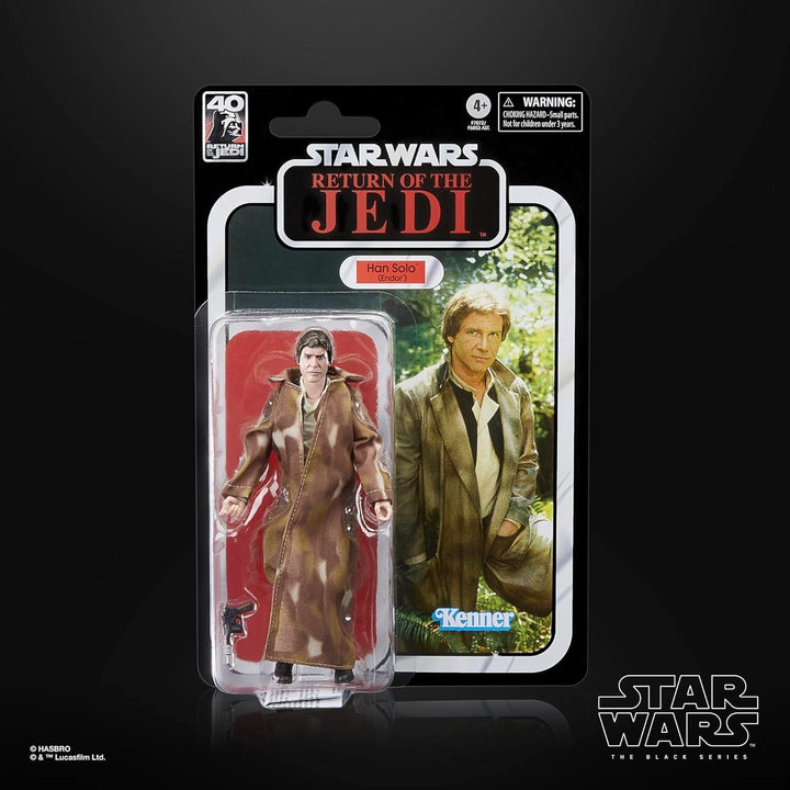 Star Wars Seria Neagră Han Solo, 15 Cm Tall Action Figure Zu Wars: The Return of the Jedi Knight Action figures Naty Shop