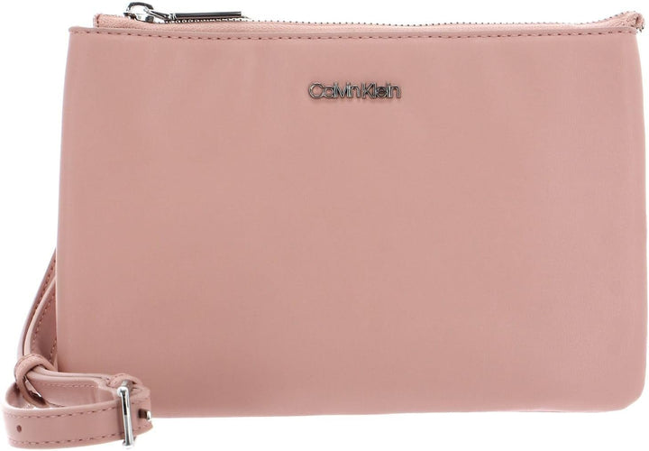 Calvin Klein CK Must EW DBL CMPT Crossbody Bag Cafe Au Lait Genti Femei Naty Shop Titlu implicit