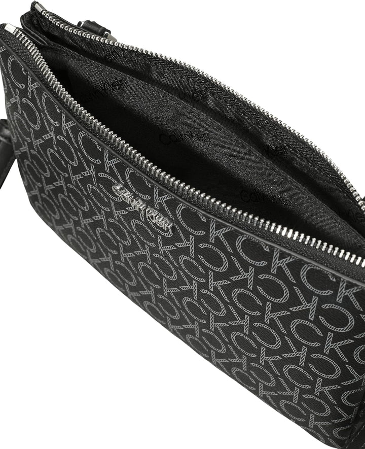 Calvin Klein geantă de umăr pentru femei Ck Must Klein, negru (Black Mono), mărime naturală Genti Femei Naty Shop