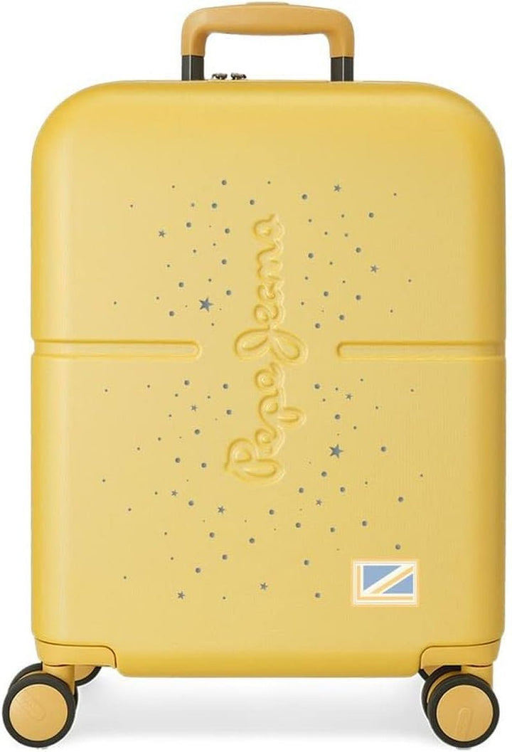 Cărucior de cabină Pepe Jeans Jane, 40 x 55 x 20 cm, negru, 40x55x20 cms, valiză de cabină - Naty Shop