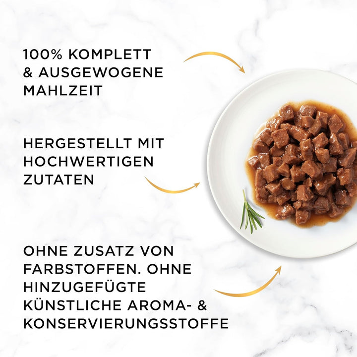 Gourmet Gold Tender Morsels in Sauce Hrană umedă pentru pisici, cu somon și pui, 12Pack (12 X 85G)