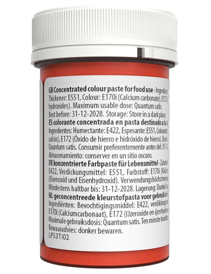 Pastă de colorant alimentar Sugarflair Pastel Pink Honey - Foarte concentrată pentru utilizare cu cremă de unt, pastă de zahăr, glazură regală sau amestecuri pentru prăjituri, colorant alimentar vibrant - 25 g