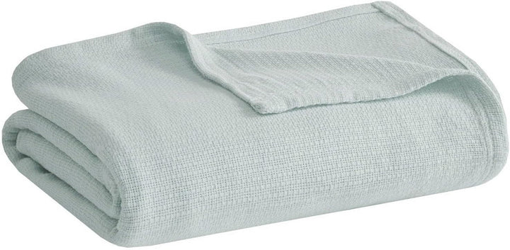 Madison Park Freshspun Wicker Pătură de bumbac Twin Grey Paturi si Cuverturi Madison Park Albastru Rege