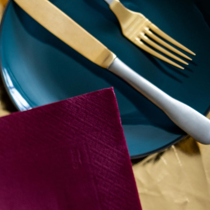 Șervețele de hârtie Renova gold bordeaux - 40 de șervețele