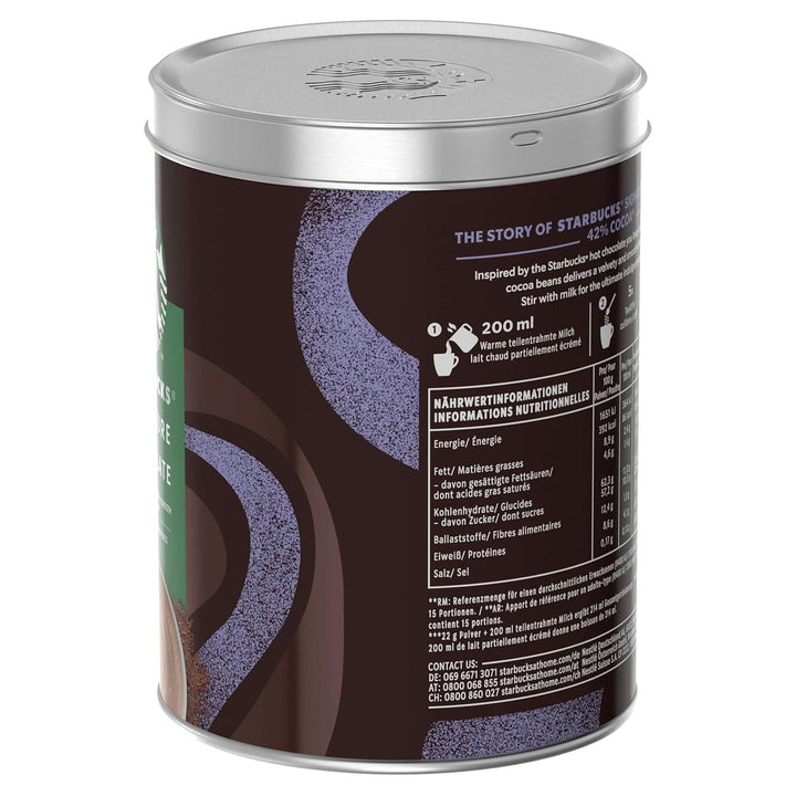 Starbucks signature chocolate 42%, 330 grame Naty Shop