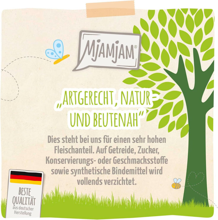 Mjamjam - Hrană umedă premium pentru pisici - Naturally Delicious - The Organic Box, 6-pack (6 X 400G), fără cereale