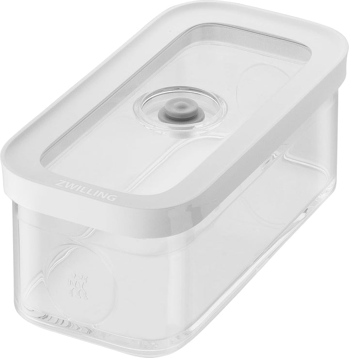 ZWILLING FRESH & SAVE CUBE Box, dimensiune 2M, Cutie de depozitare modulară și stivuibilă, depozitare ermetică și vidabilă, lavabilă în mașina de spălat vase, transparentă Cutii depozitare alimente Naty Shop M