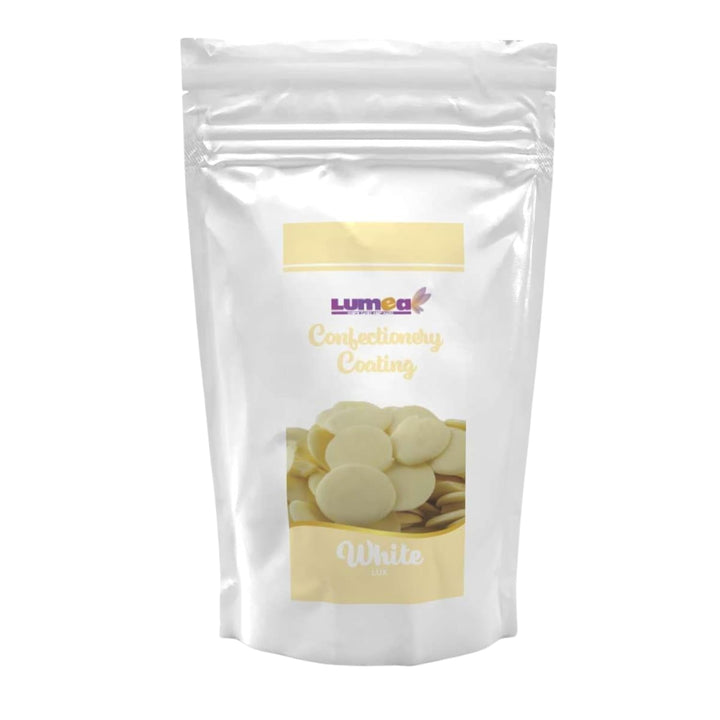 Dekozauber24 couverture drops, alb, 500g, cu aromă de ciocolată albă și vanilie, chipsuri Deco Melts, rezistent la microunde, pentru cake pops, prăjituri, tarte, torturi, picurare sau glazură Pasta de zahar Naty Shop Alb