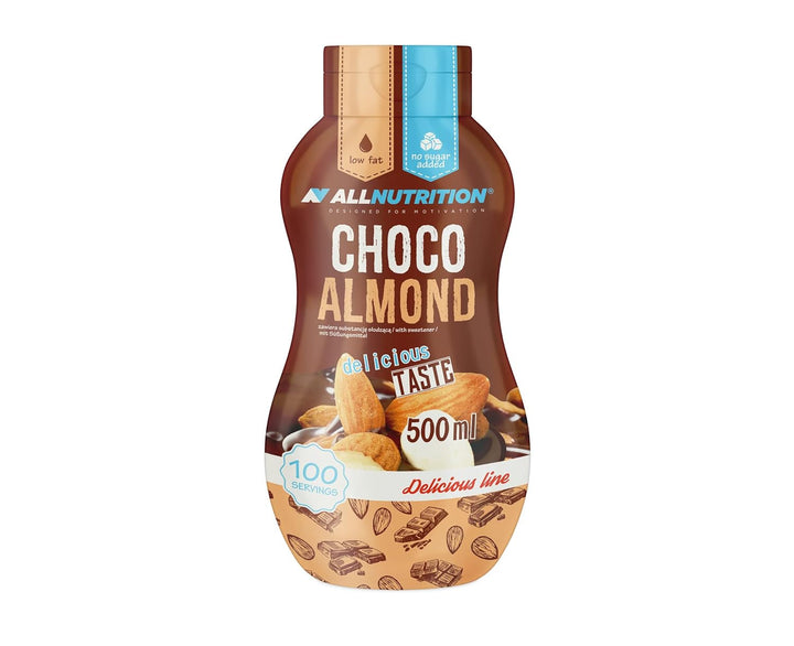 To all -nutrition Sase dulci - Sirop zahăr -Free Sweet Sos cu Indulcitori Naty Shop 500 Ml (1Er Pack) Chocolate Almond